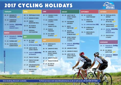 The Bike Tournament Schedule